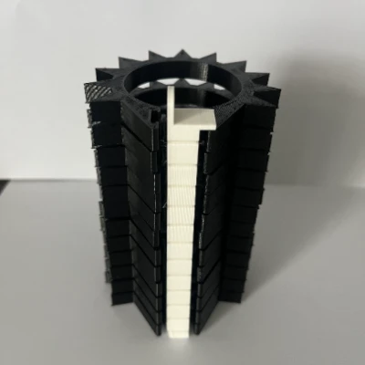 Bộ Khoen Vòng Treo Rèm Tắm Gai Phong Cách Punk