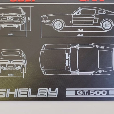 Bản Vẽ Xe Shelby GT500 1967