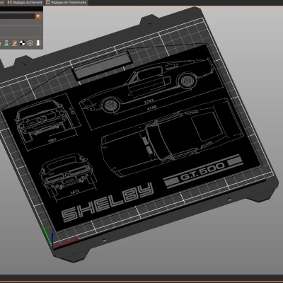 Bản Vẽ Xe Shelby GT500 1967
