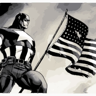 Mô hình Captain America - Hueforge