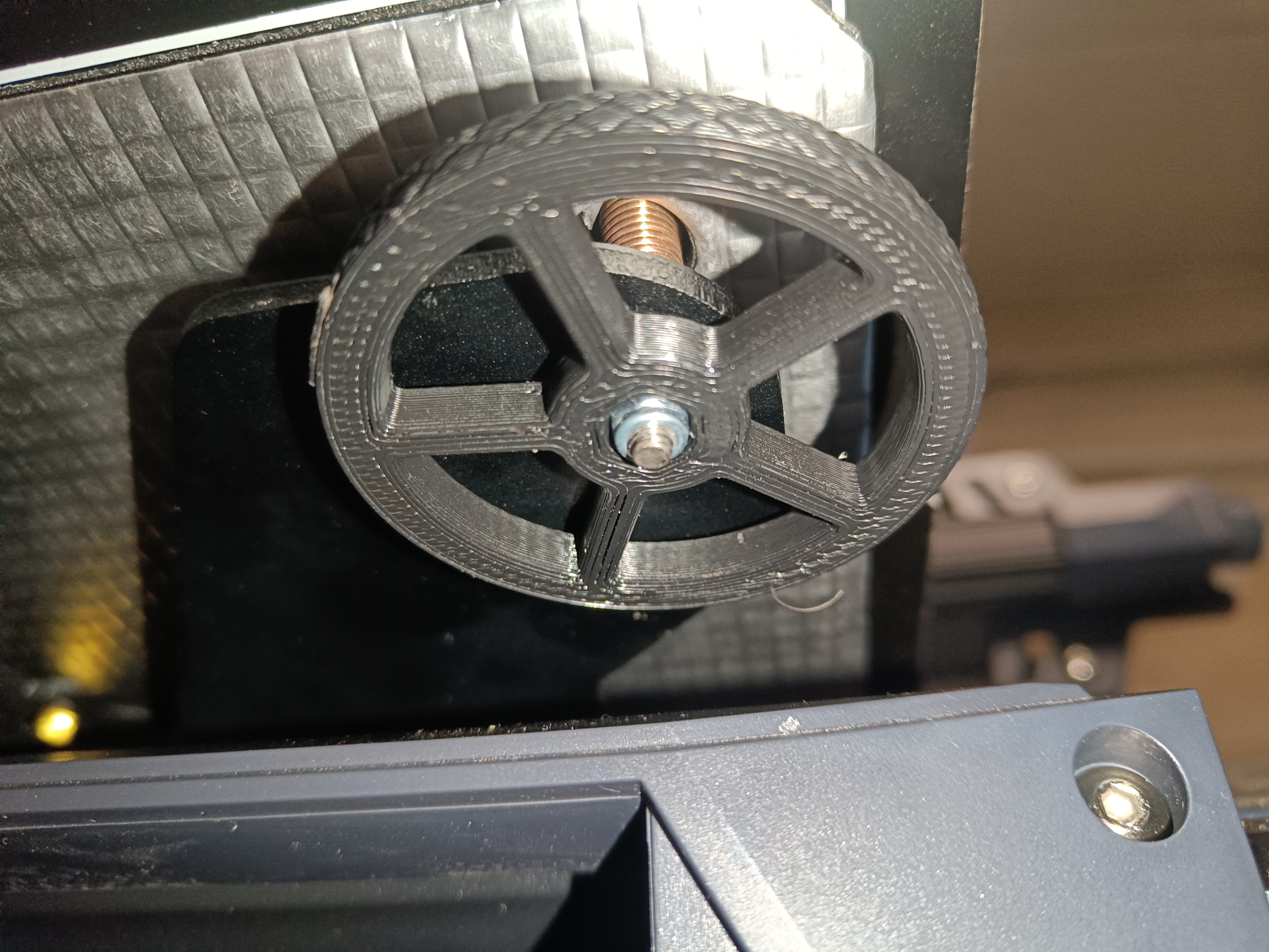 Bánh xe điều chỉnh và vòng đệm bàn nhiệt Ender 3 S1 Plus