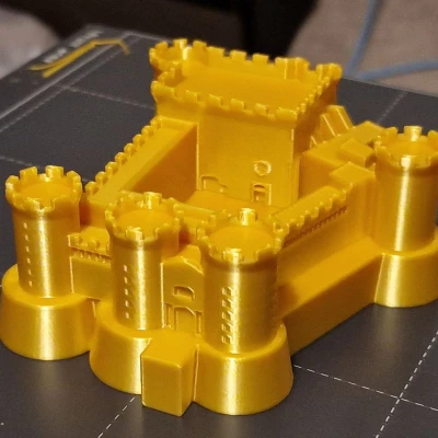 Mô Hình Castel Nuovo (Maschio Angioino) Dễ In Ở Naples