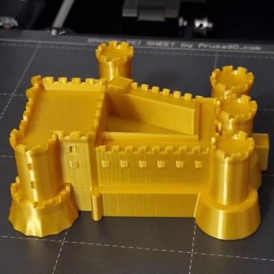 Mô Hình Castel Nuovo (Maschio Angioino) Dễ In Ở Naples