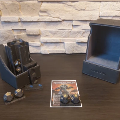 Tháp Xúc Xắc D12 Kèm Xúc Xắc và Khay (MTG)