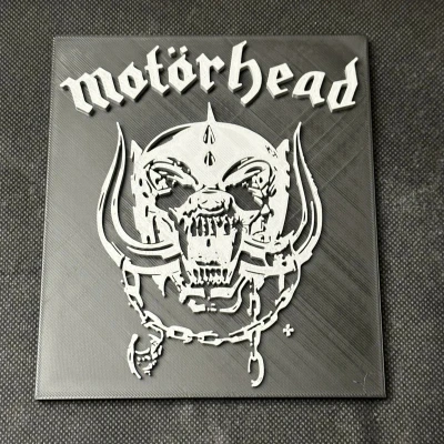 Biển hiệu ban nhạc MotorHead thập niên 80