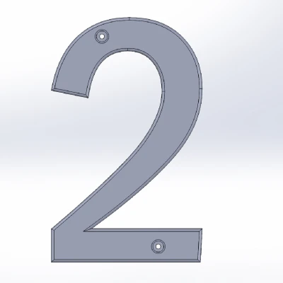 Biển Số Nhà Franklin Gothic