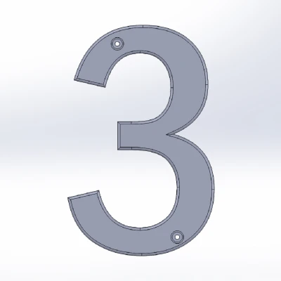 Biển Số Nhà Franklin Gothic