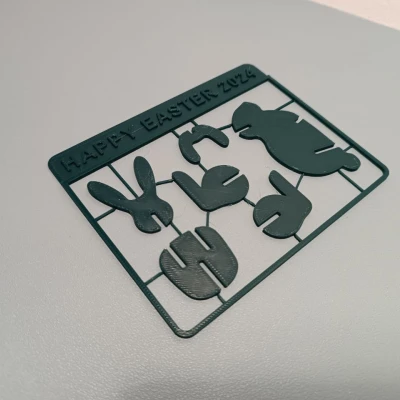 Thêm một tấm Thiệp Phục Sinh hình Thỏ nữa