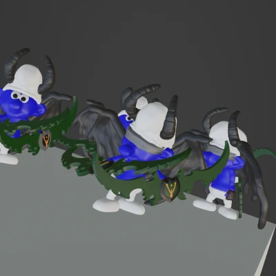 Tượng Xì Trum Illidan