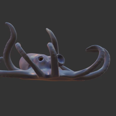 Mô Hình Bạch Tuộc 3D