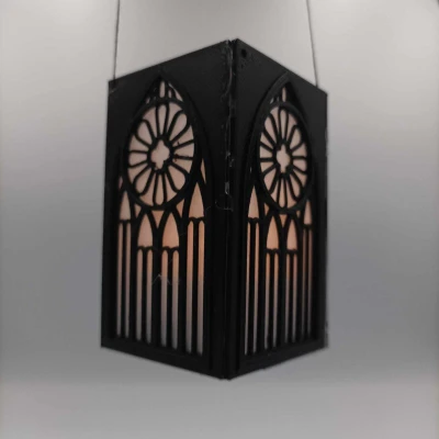 Đèn Gothic Nhỏ Xinh - Dễ In