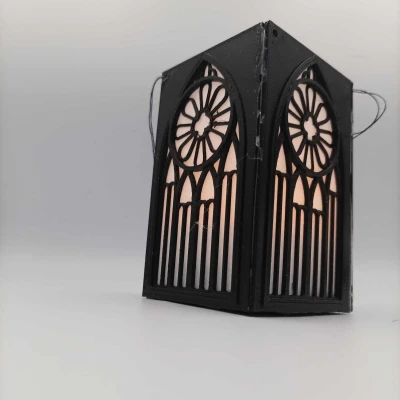 Đèn Gothic Nhỏ Xinh - Dễ In