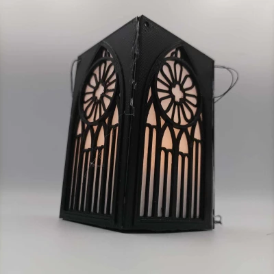 Đèn Gothic Nhỏ Xinh - Dễ In