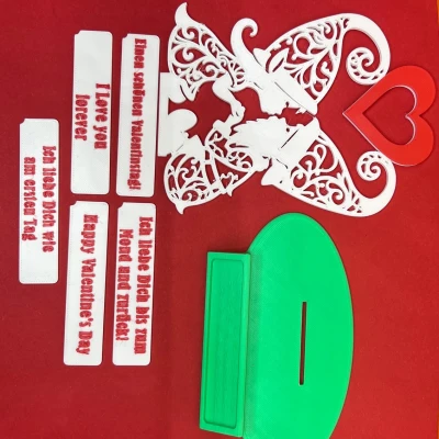 Cặp Gnomes Tình Yêu Valentine Cùng Trái Tim