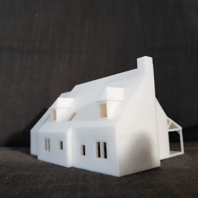 Mô hình nhà lớn dùng làm đèn hoặc trang trí