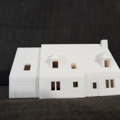 Mô hình nhà lớn dùng làm đèn hoặc trang trí