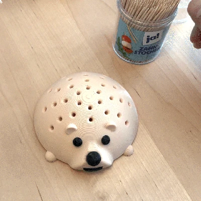 Hộp đựng tăm hình nhím