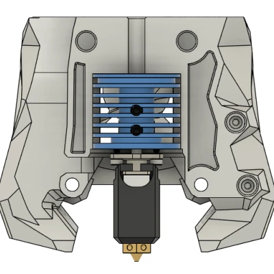 Voron Stealthburner cho TZ V6 với đầu phun E3D V6