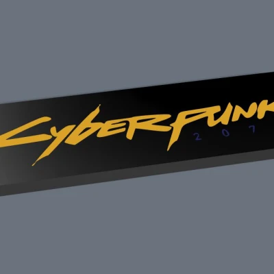 Móc khóa logo Cyberpunk AMS