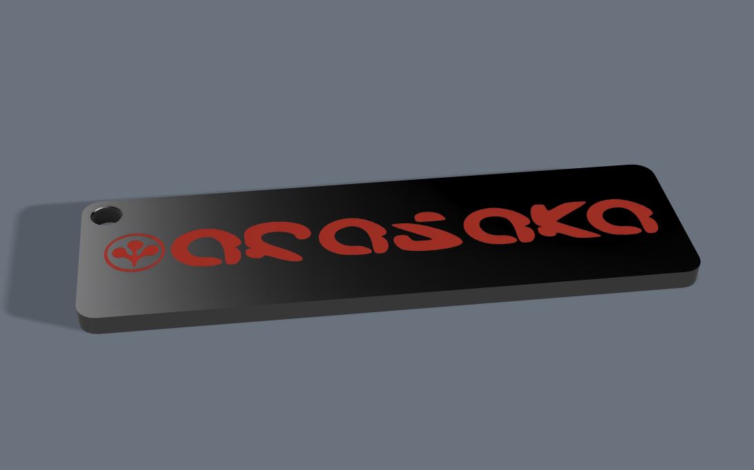 Móc khóa Arasaka Cyberpunk 2077 AMS