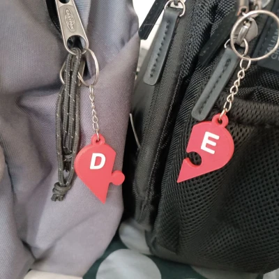 Móc Khóa Trái Tim Ghép Hình Valentine