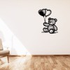 Tranh gấu Teddy với bong bóng treo tường - Thumbnail 1