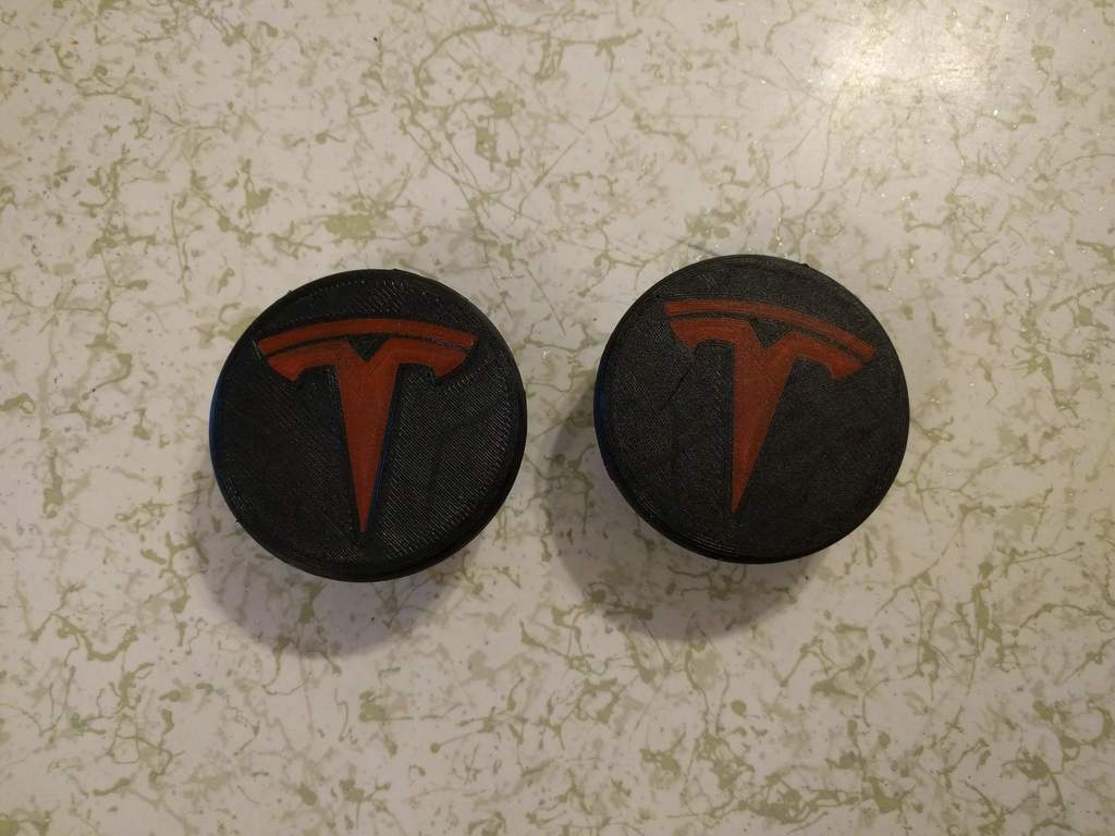 Nắp Chụp Mâm Tesla - Chèn Màu