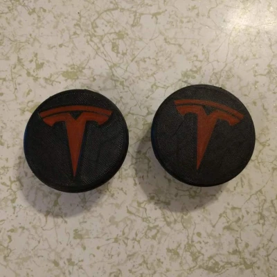 Nắp Chụp Mâm Tesla - Chèn Màu