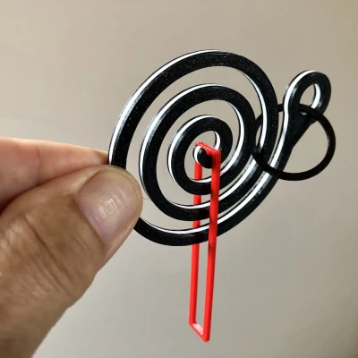 Mô hình Xếp hình Lò xo 3D