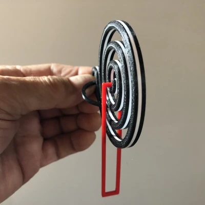 Mô hình Xếp hình Lò xo 3D