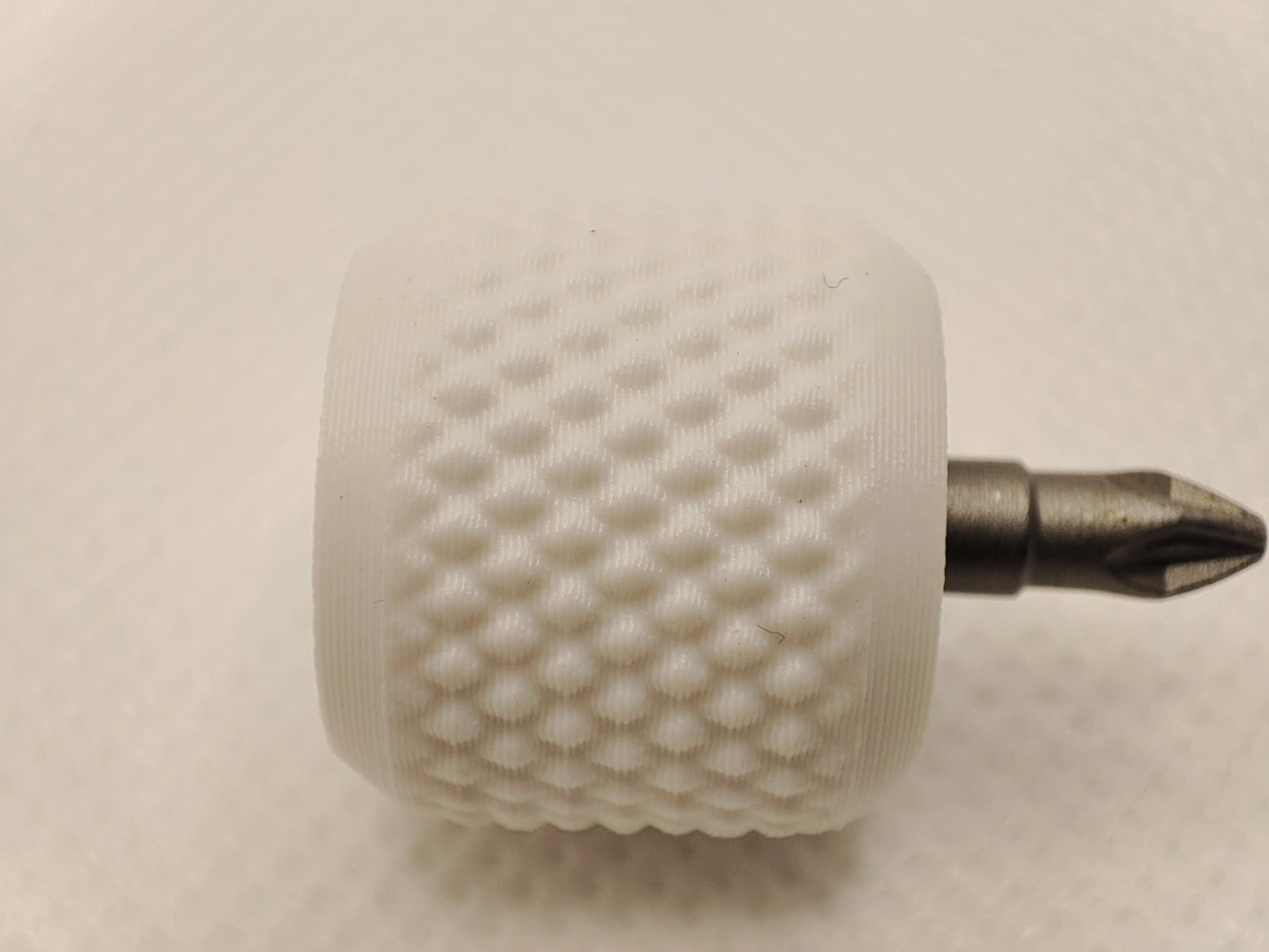 Tay cầm dụng cụ mini đầu lục giác có vân