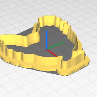 Khuôn Cắt Bánh Hình Gà