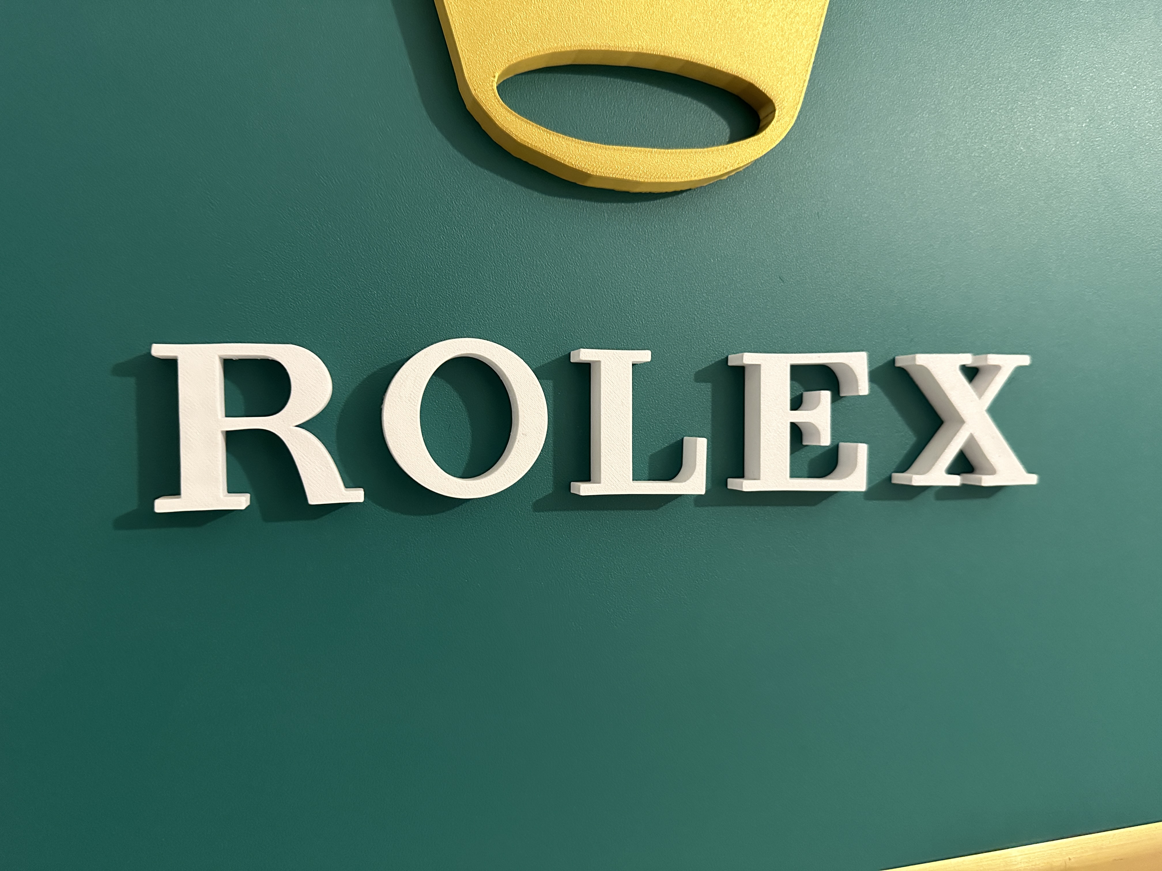 Mô hình chữ trang trí "Rolex"