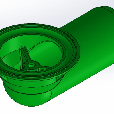 Bô Nước Cong Ống Xả Chậu Rửa Bát Ø40mm