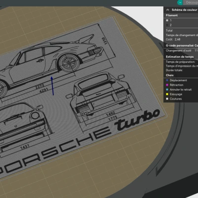 Bản vẽ Kỹ thuật Xe Porsche 911 Turbo (kiểu 930)