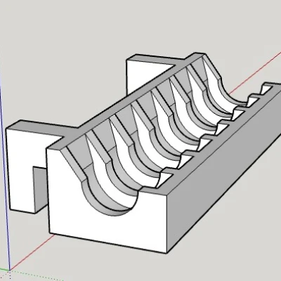 Giá đỡ pin LR44 cho bảng đục lỗ Ikea Skadis