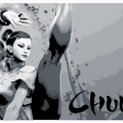 Chun-Li Street Fighter - Hueforge