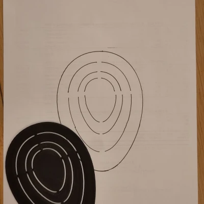 Mặt/Đầu Manga - Thước Cong Hình Pháp