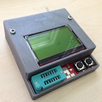 Vỏ cho TransistorTester Fish8840 có pad SMD lộ