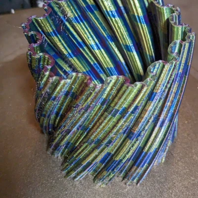 Cốc Cắm Bút Churro Vortex Fractal