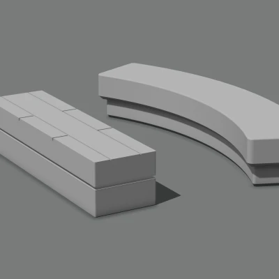 Các chướng ngại vật fingerboard đa dạng