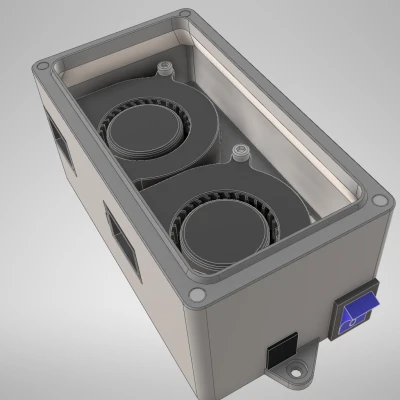 Vỏ & chụp quạt BentoBox v2.0 cấu hình hút 5015