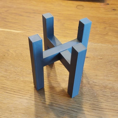 Chân Đế Chậu Hoa 3D