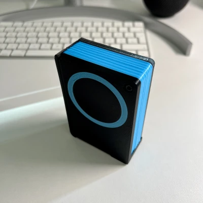 FanOutWallet 7 Thẻ/2 Khe cho Thẻ RFID/Mặt lưng MagSafe/Mặt trước AirTag