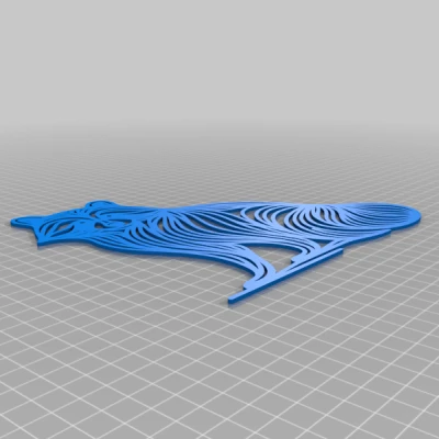 Tranh treo tường Raccoon / Mýval tối giản