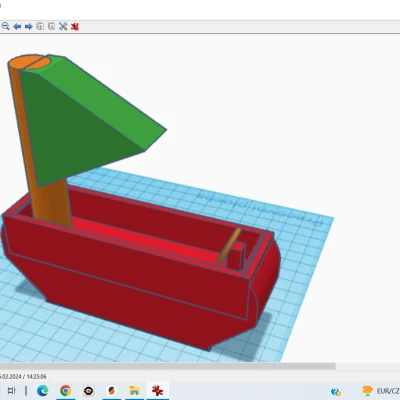 Mô hình 3D Đắm tàu