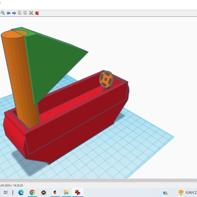 Mô hình 3D Đắm tàu