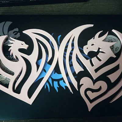 Trái tim Rồng (Trang trí tường)