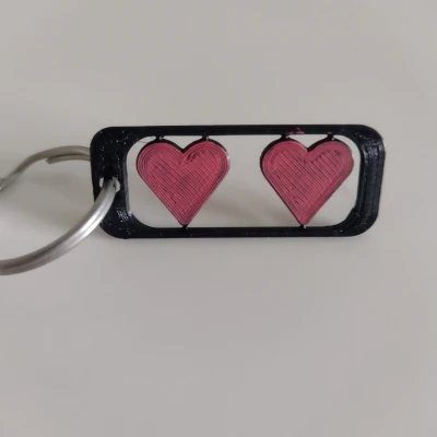 Móc khóa Trái Tim Valentine V2