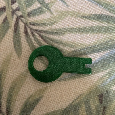 Chìa khóa cho nhà đồ chơi bằng gỗ